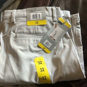 Greg Norman Collection Men's White Chino Pants